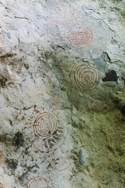 Prehistoric Cave Paintings, Mfangano Island, near Ukula, Kenya by Unknown